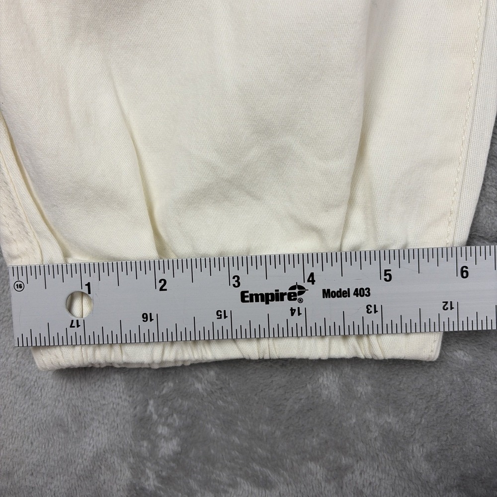 Refuge Cargo Jogger Pants Womens Size M Off-White Cream Extensible Twill 17-360 - Picture 10 of 10